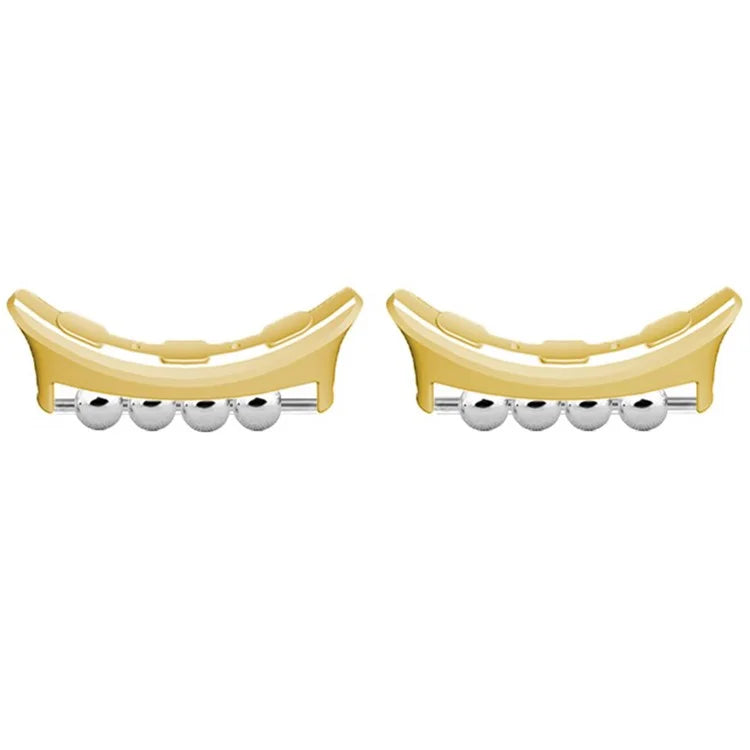 1 Pair for Google Pixel Watch / Watch 2 Strap Connector Beads Design Metal Connection Adapter