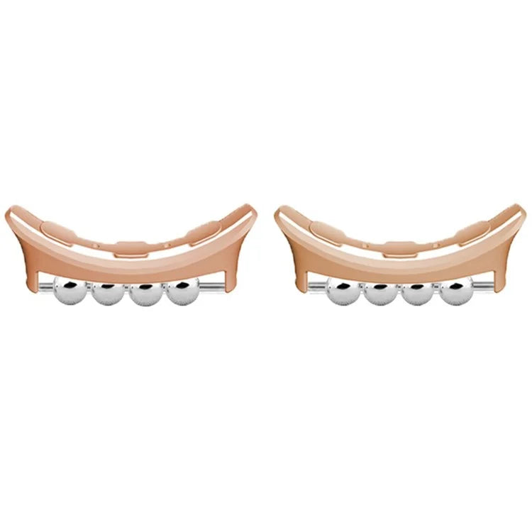 1 Pair for Google Pixel Watch / Watch 2 Strap Connector Beads Design Metal Connection Adapter