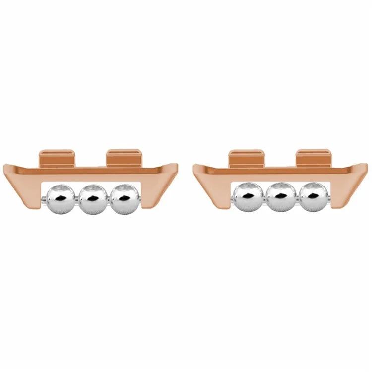 1 Pair for Honor Band 9 Strap Connector Beads Design Watch Bracelet Metal Connection Adapter