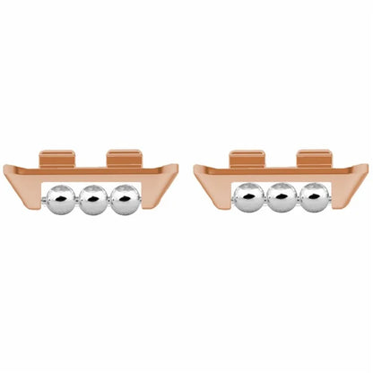 1 Pair for Honor Band 9 Strap Connector Beads Design Watch Bracelet Metal Connection Adapter