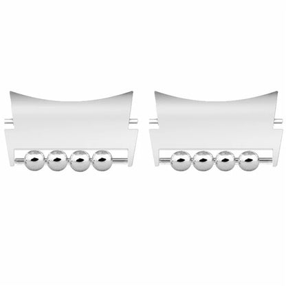 1 Pair for Samsung Galaxy Watch4 / 5 / 6 / 7 Strap Metal Connector Beads Design Watch Band Connect Adapter