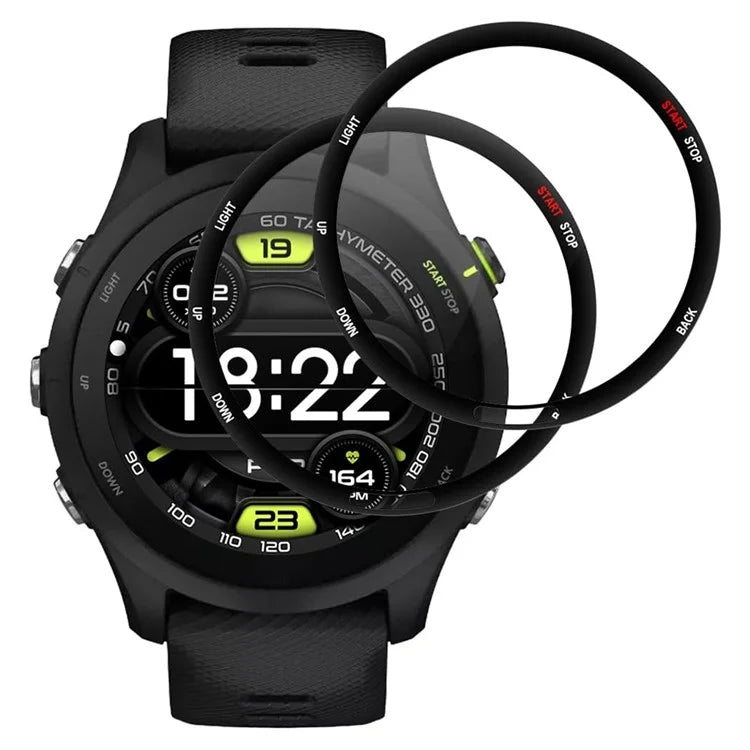 2Pcs For Garmin Forerunner 255 PET Wath Screen Protector 3D Hot Bending Screen Film
