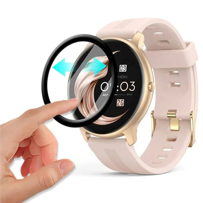 For AGPTEK LW11 Anti-Scratch Film PET 3D Smartwatch Screen Protector