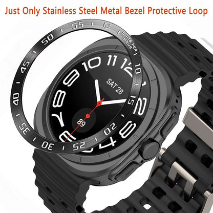Type A for Samsung Galaxy Watch Ultra 47mm Bezel Ring Stainless Steel Metal Bezel Styling Dial Circle