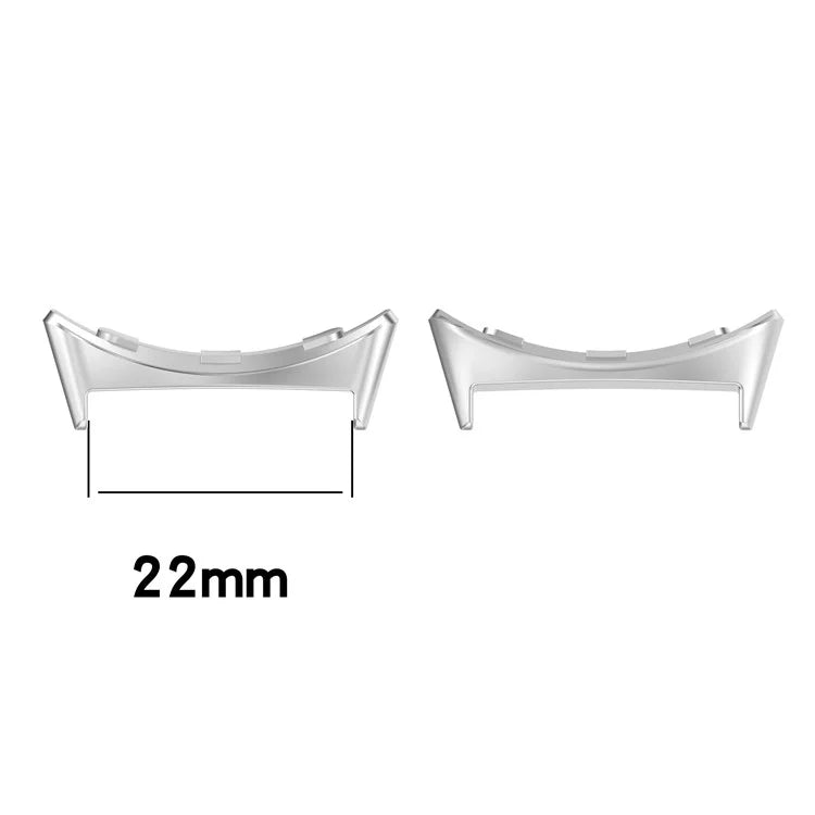 1 Pair 22mm Watch Band Connector for Google Pixel Watch 3 45mm Stainless Steel Connection Adapter