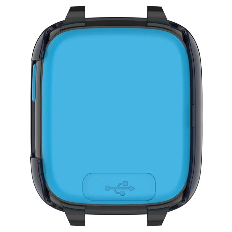 For Xplora XGO3 Hard PC Watch Case Overall Protective Cover with HD Tempered Glass Film