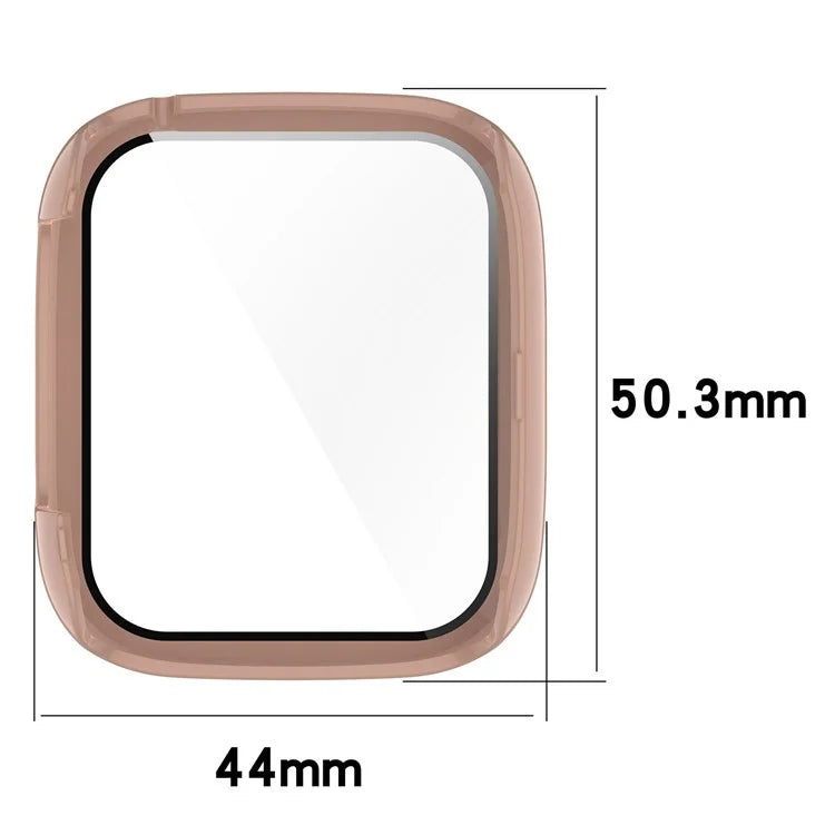 For Xplora XGO3 Hard PC Watch Case Overall Protective Cover with HD Tempered Glass Film