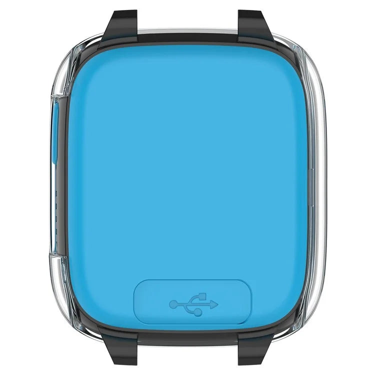 For Xplora XGO3 Hard PC Watch Case Overall Protective Cover with HD Tempered Glass Film