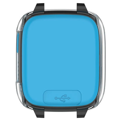 For Xplora XGO3 Hard PC Watch Case Overall Protective Cover with HD Tempered Glass Film