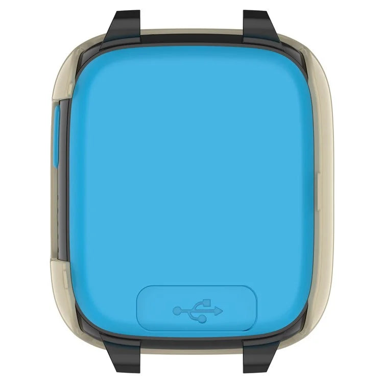 For Xplora XGO3 Hard PC Watch Case Overall Protective Cover with HD Tempered Glass Film