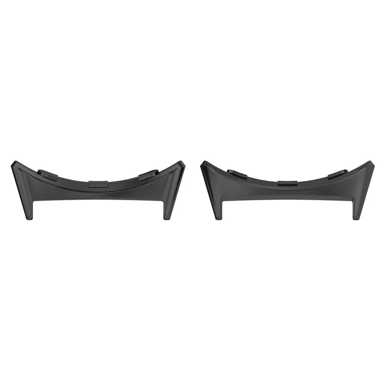 1 Pair Wristband Connector for Google Pixel Watch 3 45mm Metal Adapter (Inner Length: 22mm) - Black