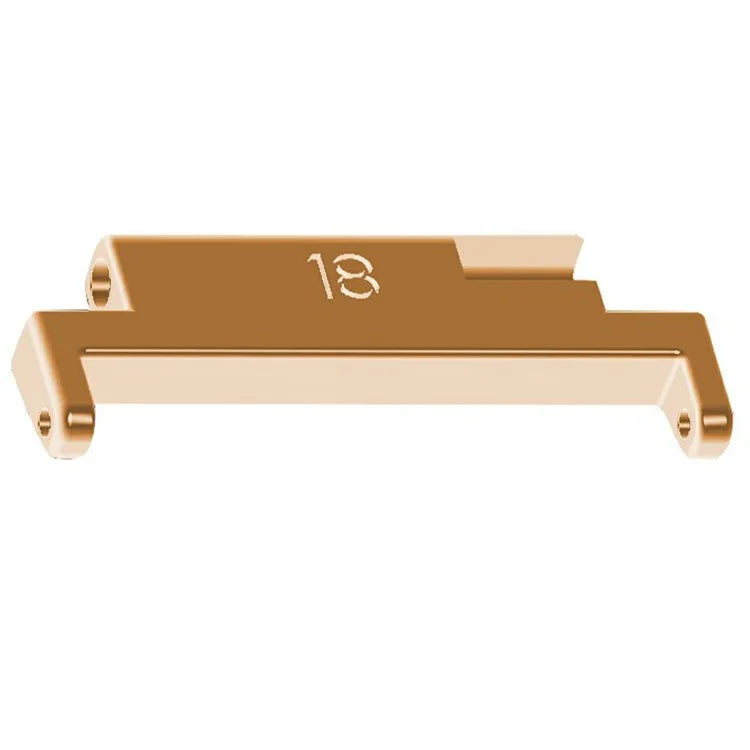 1 Pair Watch Strap Connector 18mm to 22mm Watch Band Metal Adapter