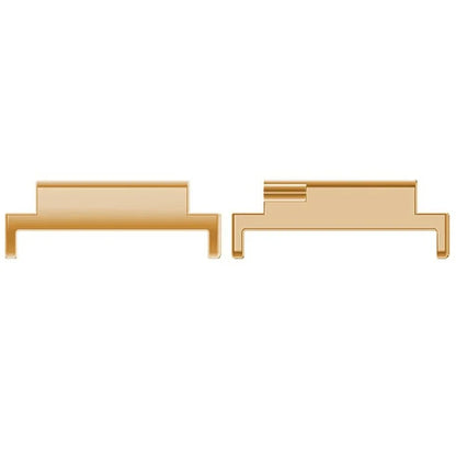 1 Pair Watch Strap Connector 18mm to 22mm Watch Band Metal Adapter