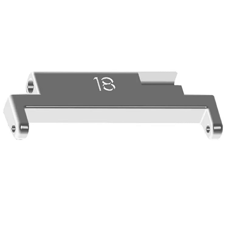 1 Pair Watch Strap Connector 18mm to 22mm Watch Band Metal Adapter