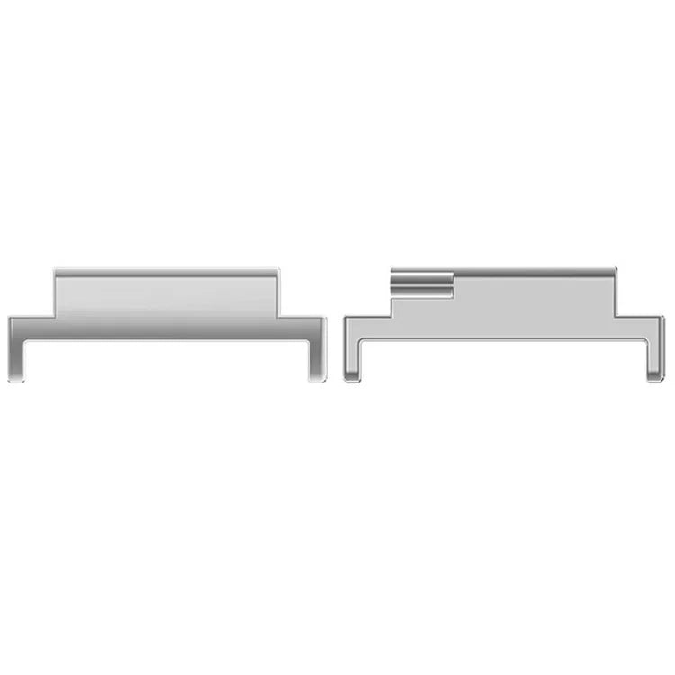 1 Pair Watch Strap Connector 18mm to 22mm Watch Band Metal Adapter