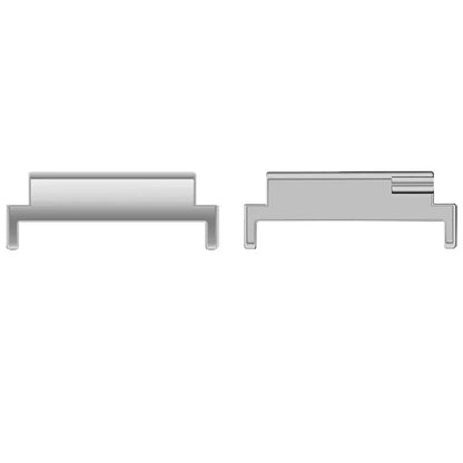 1 Pair Watch Strap Connector 20mm to 22mm Watch Band Metal Adapter