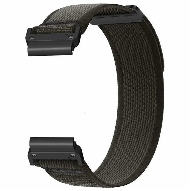 Watch Band for Garmin Fenix 7 / 6 / 5 Replacement Nylon Adjustable Loop Fastener Strap