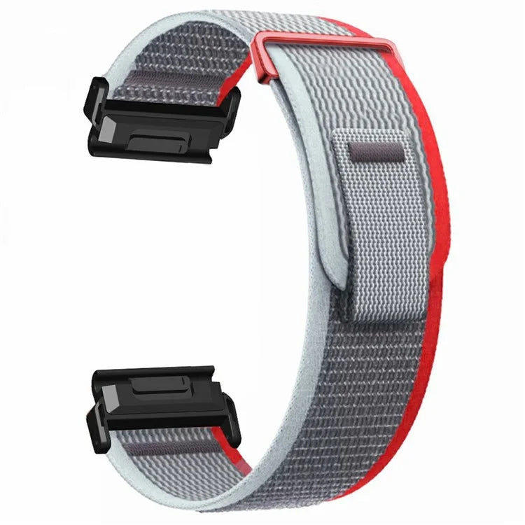 Watch Band for Garmin Fenix 7 / 6 / 5 Replacement Nylon Adjustable Loop Fastener Strap