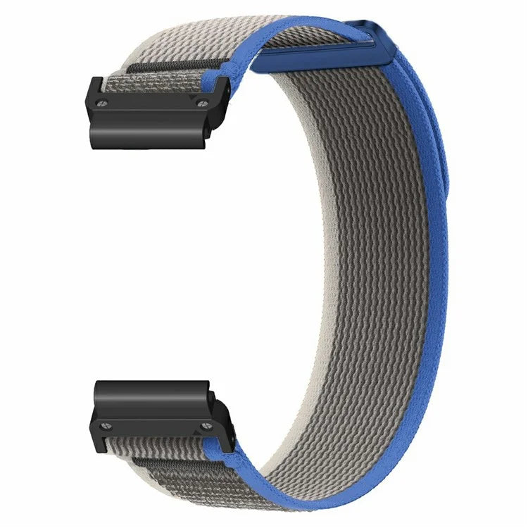 Watch Band for Garmin Fenix 7 / 6 / 5 Replacement Nylon Adjustable Loop Fastener Strap