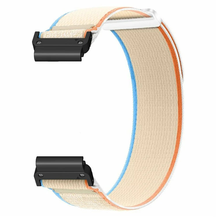 Watch Band for Garmin Fenix 7 / 6 / 5 Replacement Nylon Adjustable Loop Fastener Strap