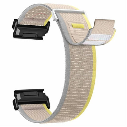 Watch Band for Garmin Fenix 7X / 6X / 5X Replacement Nylon Adjustable Loop Fastener Strap