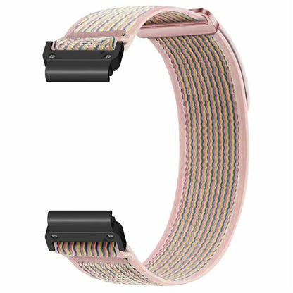 Watch Band for Garmin Fenix 7X / 6X / 5X Replacement Nylon Adjustable Loop Fastener Strap