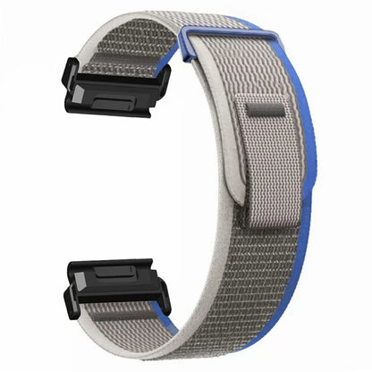 Watch Band for Garmin Fenix 7X / 6X / 5X Replacement Nylon Adjustable Loop Fastener Strap