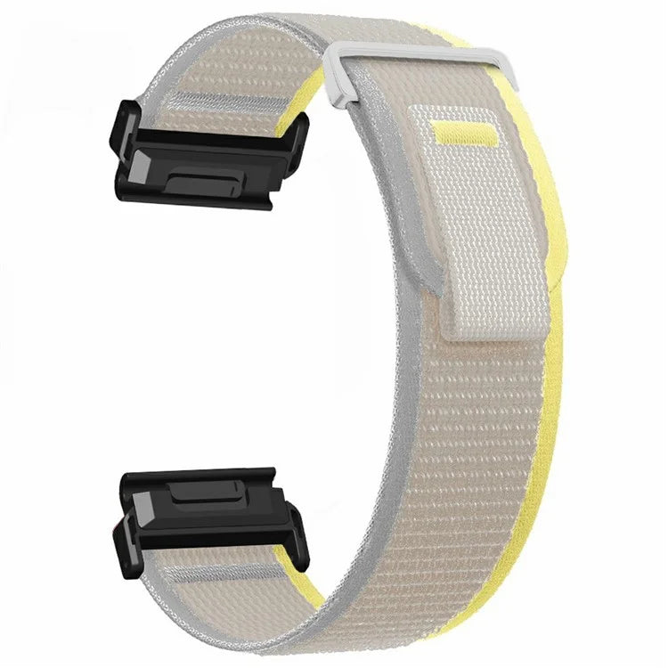 Watch Band for Garmin Fenix 7X / 6X / 5X Replacement Nylon Adjustable Loop Fastener Strap