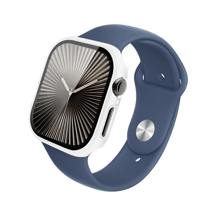 IMAK For Apple Watch Series 10 42mm Case Full Protection Integrate Watch PC Cover with Tempered Glass Film