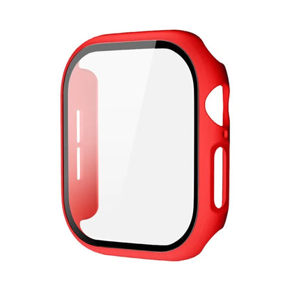 IMAK For Apple Watch Series 10 42mm Case Full Protection Integrate Watch PC Cover with Tempered Glass Film