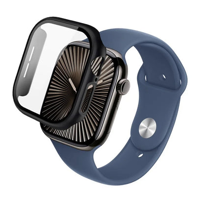 IMAK For Apple Watch Series 10 42mm Case Full Protection Integrate Watch PC Cover with Tempered Glass Film
