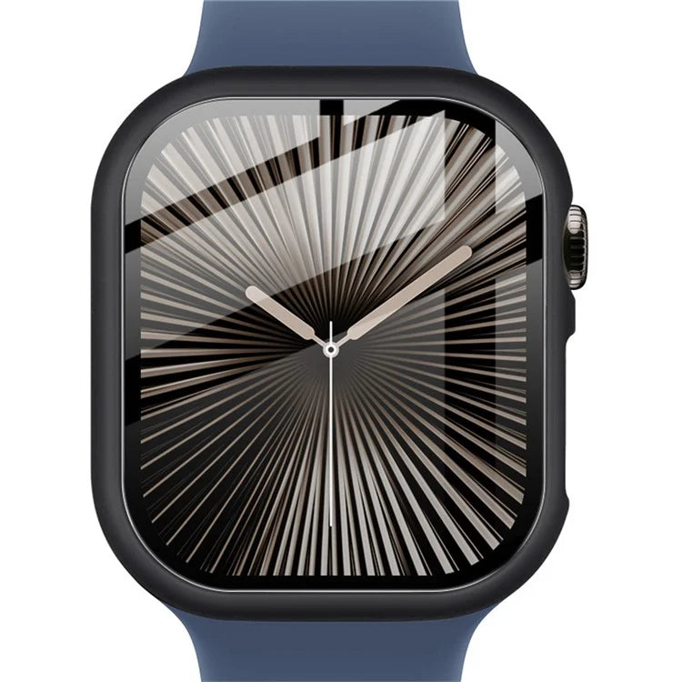 IMAK For Apple Watch Series 10 42mm Case Full Protection Integrate Watch PC Cover with Tempered Glass Film