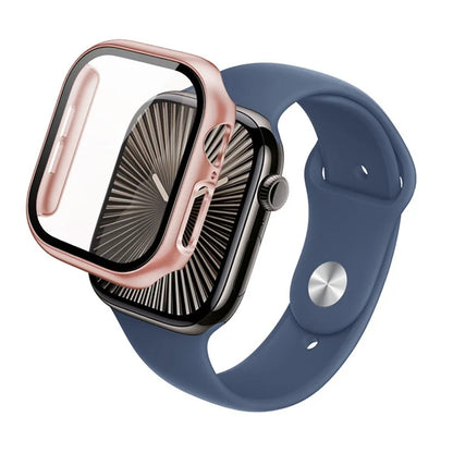 IMAK For Apple Watch Series 10 42mm Case Full Protection Integrate Watch PC Cover with Tempered Glass Film