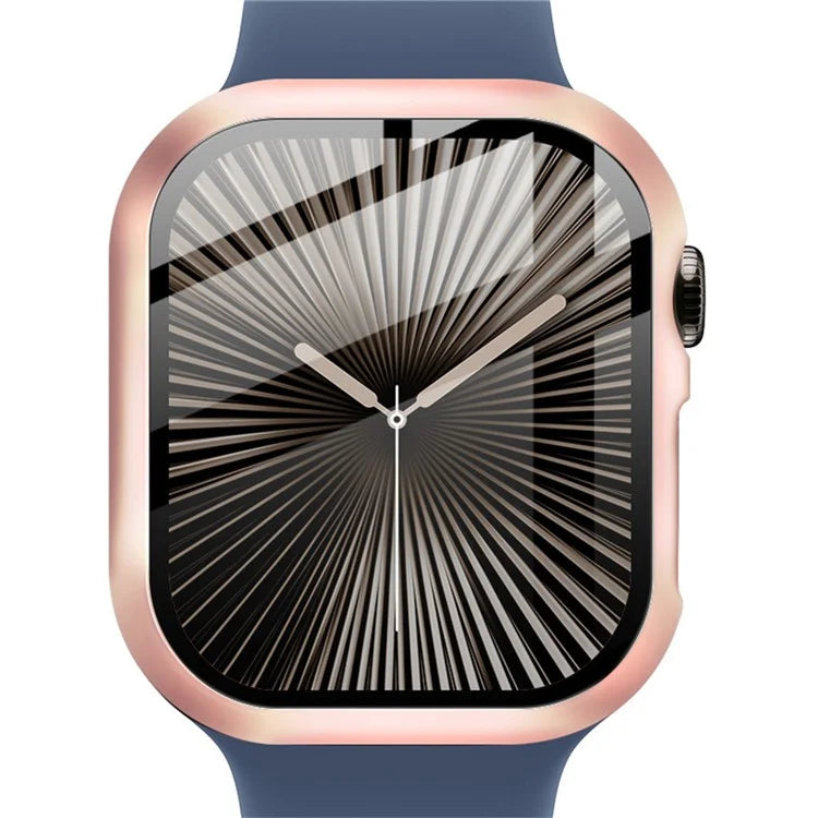 IMAK For Apple Watch Series 10 42mm Case Full Protection Integrate Watch PC Cover with Tempered Glass Film