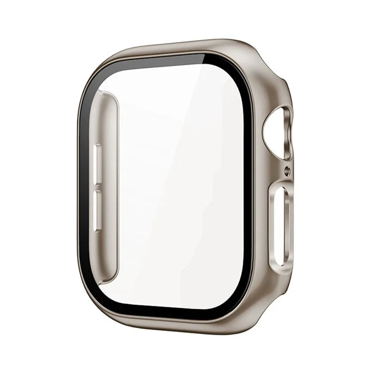 IMAK For Apple Watch Series 10 42mm Case Full Protection Integrate Watch PC Cover with Tempered Glass Film