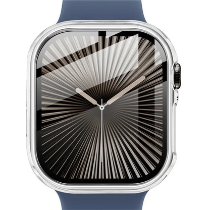 IMAK For Apple Watch Series 10 42mm Case Full Protection Integrate Watch PC Cover with Tempered Glass Film