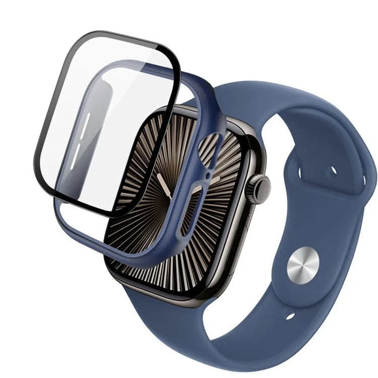 IMAK For Apple Watch Series 10 42mm Case Full Protection Integrate Watch PC Cover with Tempered Glass Film