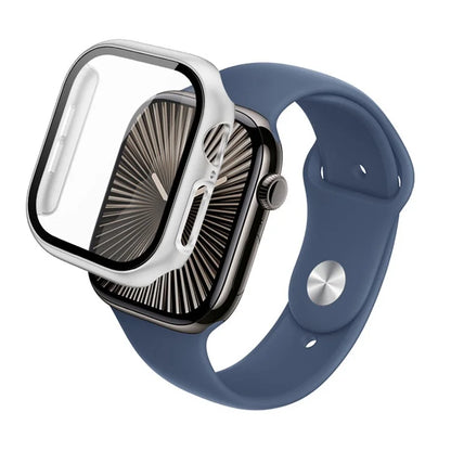 IMAK For Apple Watch Series 10 42mm Case Full Protection Integrate Watch PC Cover with Tempered Glass Film