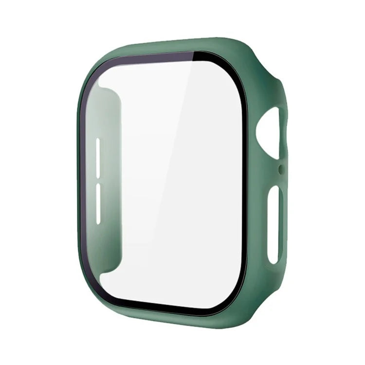 IMAK For Apple Watch Series 10 46mm Case Full Protection Integrate Watch PC Cover with Tempered Glass Film