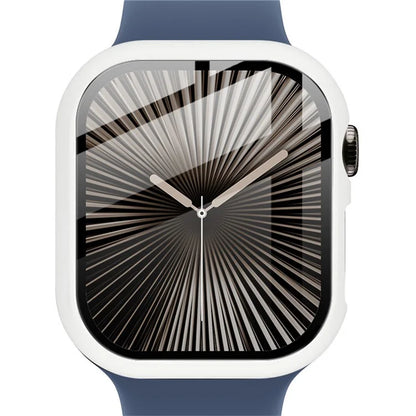 IMAK For Apple Watch Series 10 46mm Case Full Protection Integrate Watch PC Cover with Tempered Glass Film