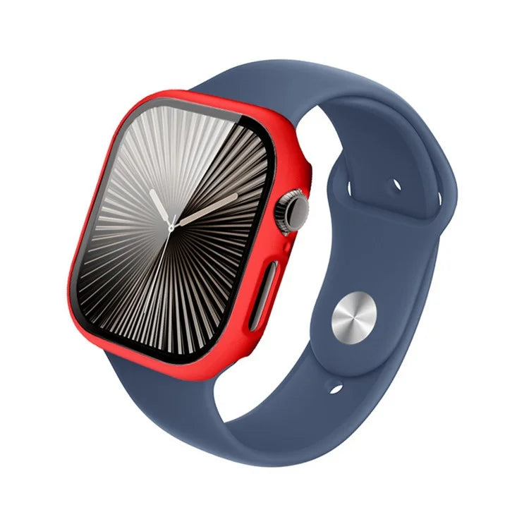 IMAK For Apple Watch Series 10 46mm Case Full Protection Integrate Watch PC Cover with Tempered Glass Film