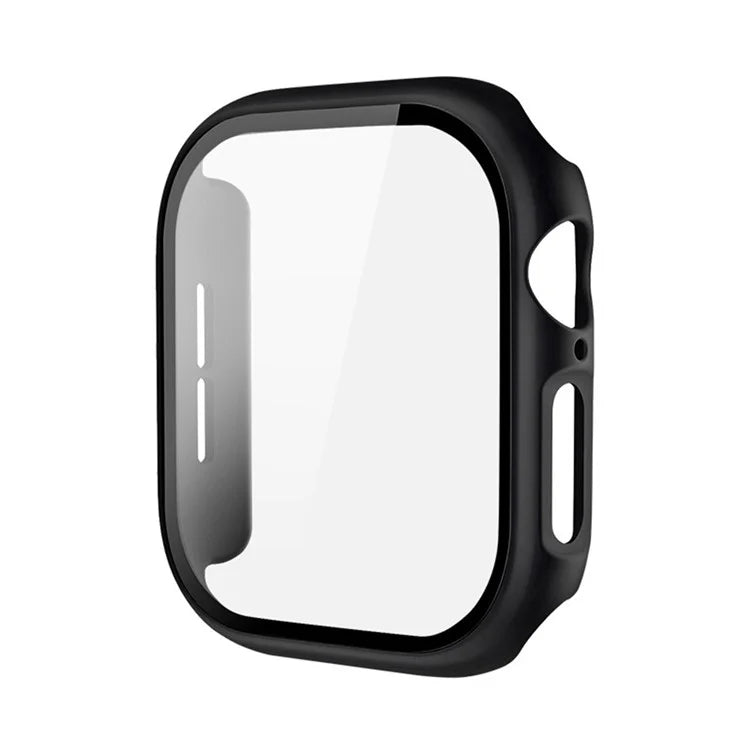 IMAK For Apple Watch Series 10 46mm Case Full Protection Integrate Watch PC Cover with Tempered Glass Film