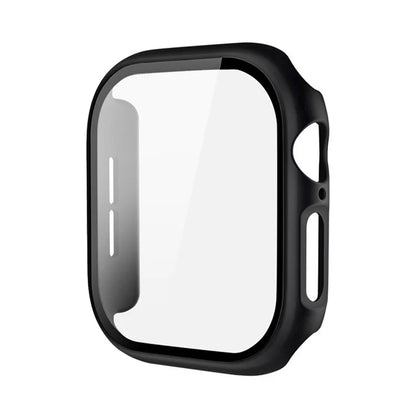 IMAK For Apple Watch Series 10 46mm Case Full Protection Integrate Watch PC Cover with Tempered Glass Film