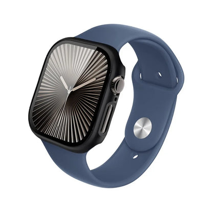 IMAK For Apple Watch Series 10 46mm Case Full Protection Integrate Watch PC Cover with Tempered Glass Film