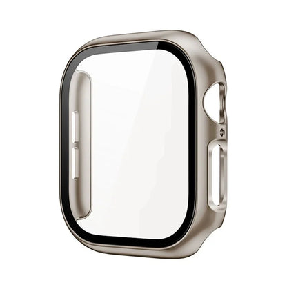 IMAK For Apple Watch Series 10 46mm Case Full Protection Integrate Watch PC Cover with Tempered Glass Film