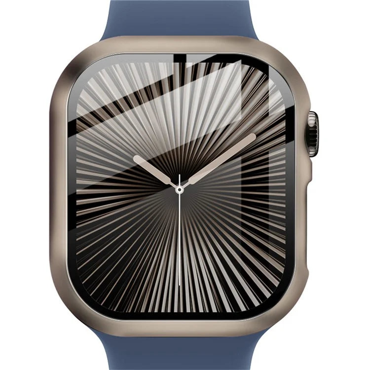 IMAK For Apple Watch Series 10 46mm Case Full Protection Integrate Watch PC Cover with Tempered Glass Film