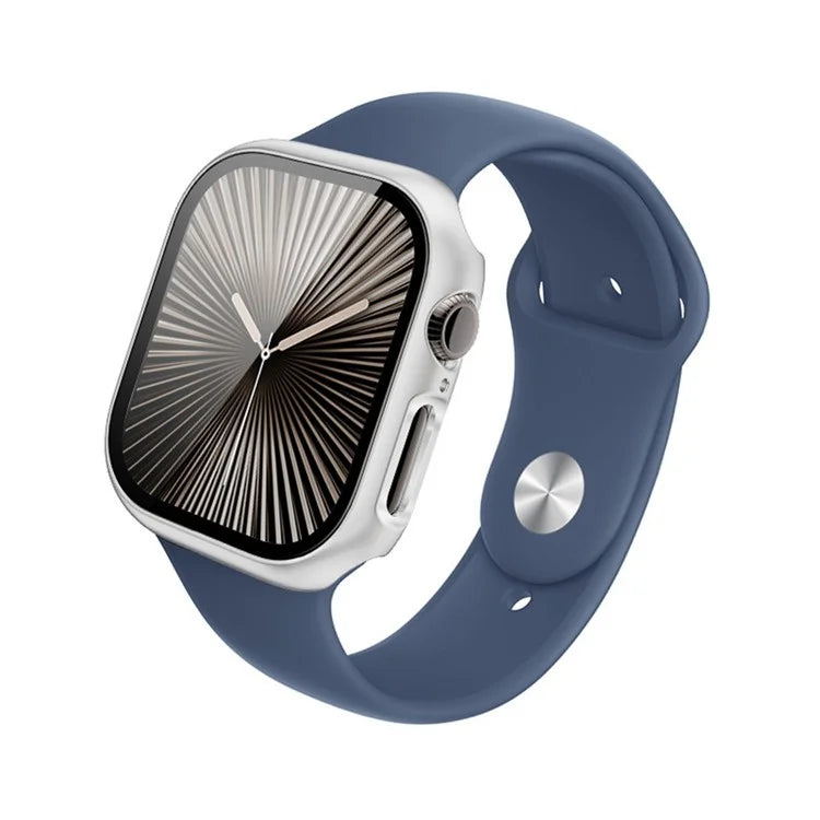 IMAK For Apple Watch Series 10 46mm Case Full Protection Integrate Watch PC Cover with Tempered Glass Film