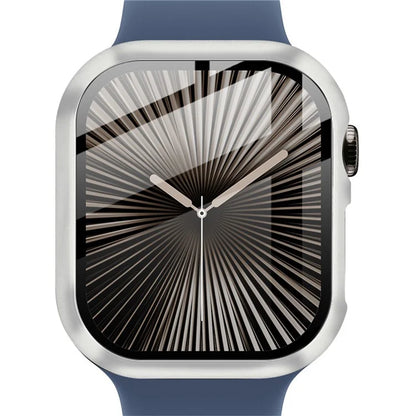IMAK For Apple Watch Series 10 46mm Case Full Protection Integrate Watch PC Cover with Tempered Glass Film