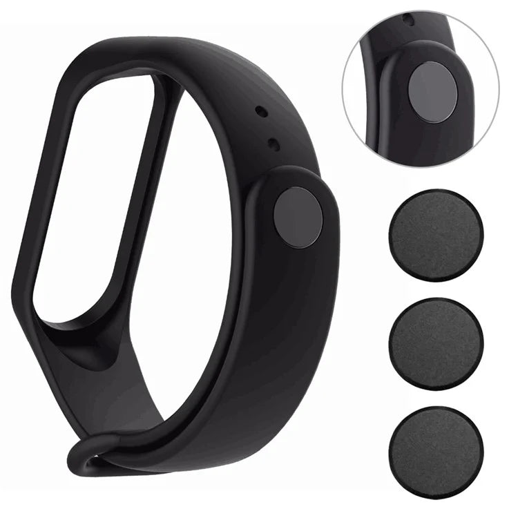 3Pcs / Set For Xiaomi Mi Band 7 / 6 / 5 / 3 / 2 Watch Strap Clasp Alloy Buckle Wristwatch Part Accessories