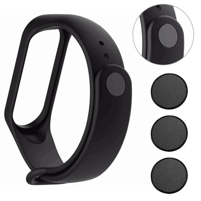 3Pcs / Set For Xiaomi Mi Band 7 / 6 / 5 / 3 / 2 Watch Strap Clasp Alloy Buckle Wristwatch Part Accessories